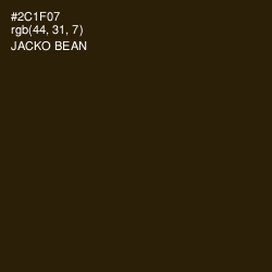 #2C1F07 - Jacko Bean Color Image